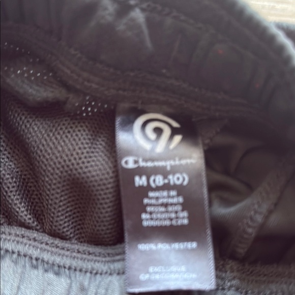 Champion (C9) Black and Red Athletic Shorts - Picture 2 of 3